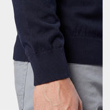 Maglia in merinos con full zip 50571915 10283216 01 404 BOSS Dark blue 