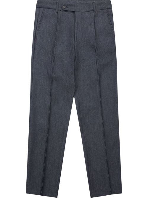 Pantalone in tela denim elasticizzato 50572011 10282169 01 404 BOSS Dark blue 