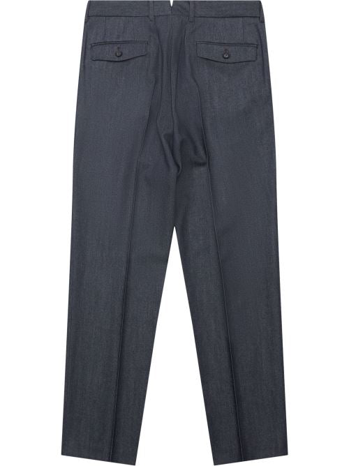 Pantalone in tela denim elasticizzato 50572011 10282169 01 404 BOSS Dark blue 