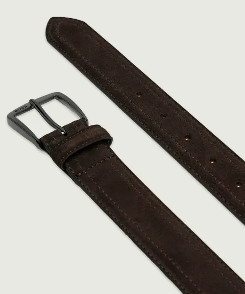 Cintura in suede 50572907 10212352 01 201 BOSS Dark brown 