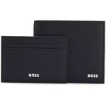 Set portafoglio portacarte e portachiavi 50573557 10283678 001 BOSS Black 