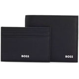 Set portafoglio portacarte e portachiavi 50573557 10283678 001 BOSS Black 