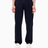 Pantaloni slim fit in jersey con coulisse 7M002100 AF27716 UB102 EA7 Blue 