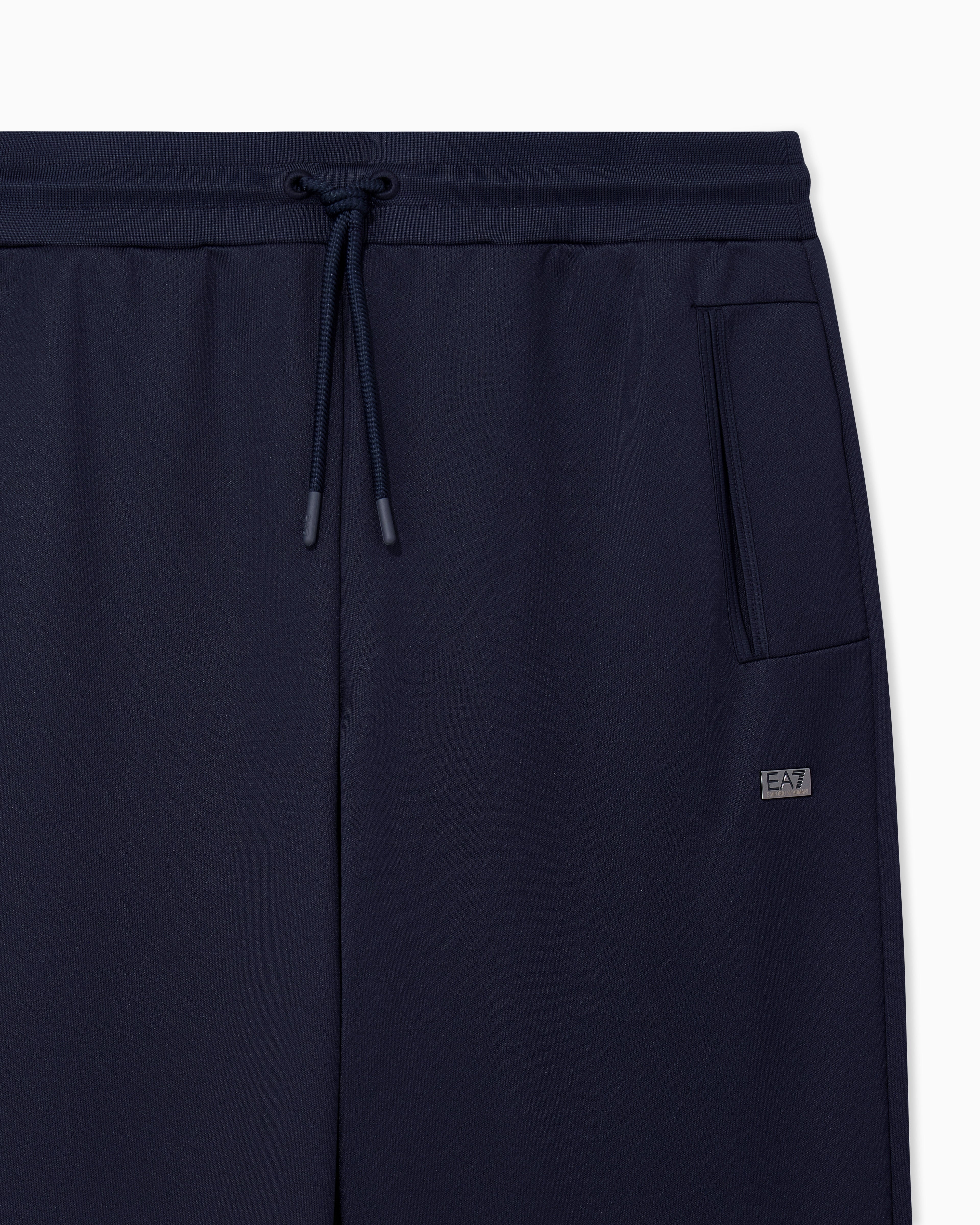 Pantaloni slim fit in jersey con coulisse 7M002100 AF27716 UB102 EA7 Blue 