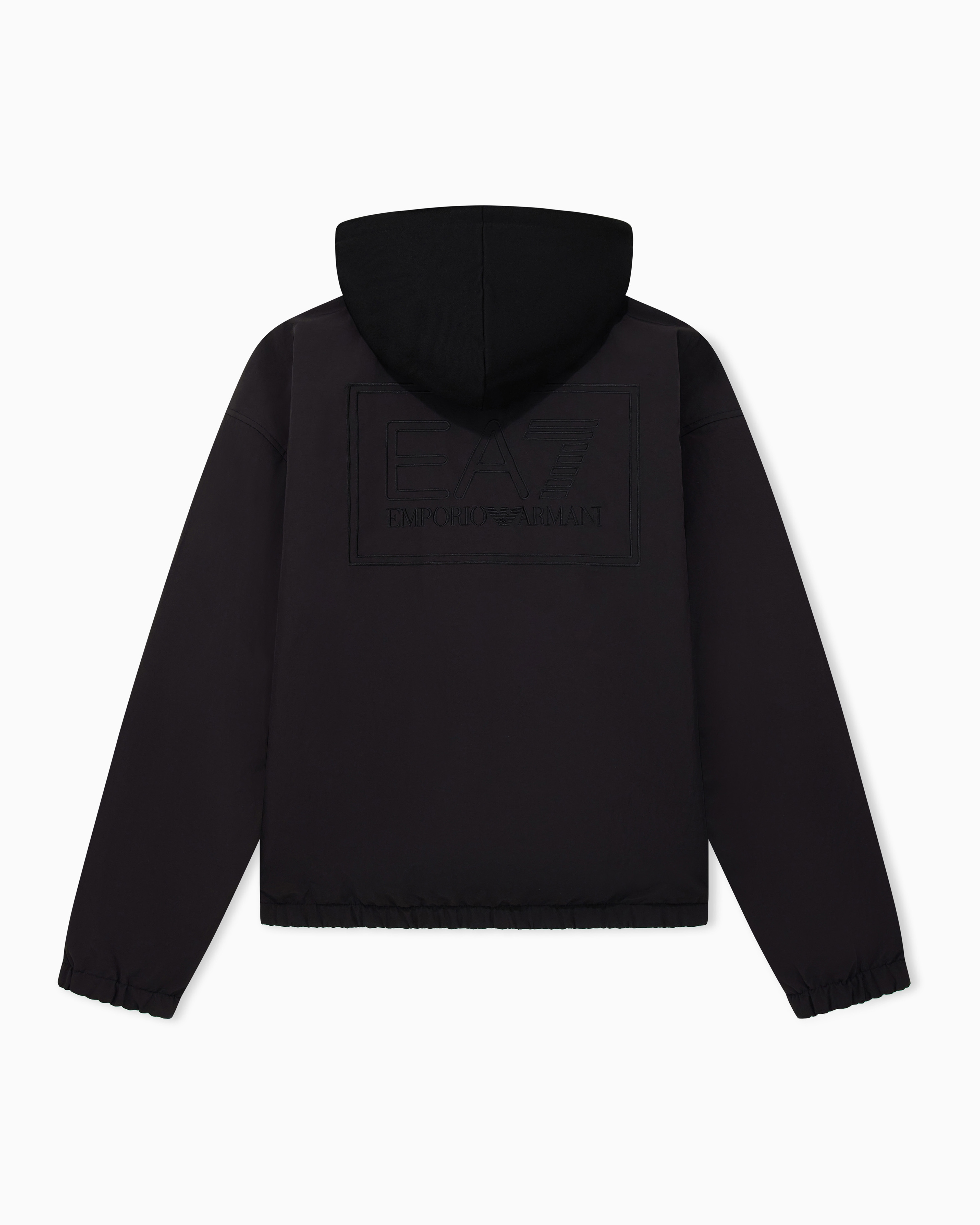 Blouson con cappuccio e vestibilità over 7M002112 AF16828 UC001 EA7 Black 