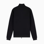 Felpa fullzip in jersey con dettagli in maglia<BR/> 7M002246 AF26241 UC001 EA7 Black 