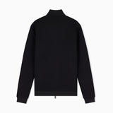 Felpa fullzip in jersey con dettagli in maglia<BR/> 7M002246 AF26241 UC001 EA7 Black 