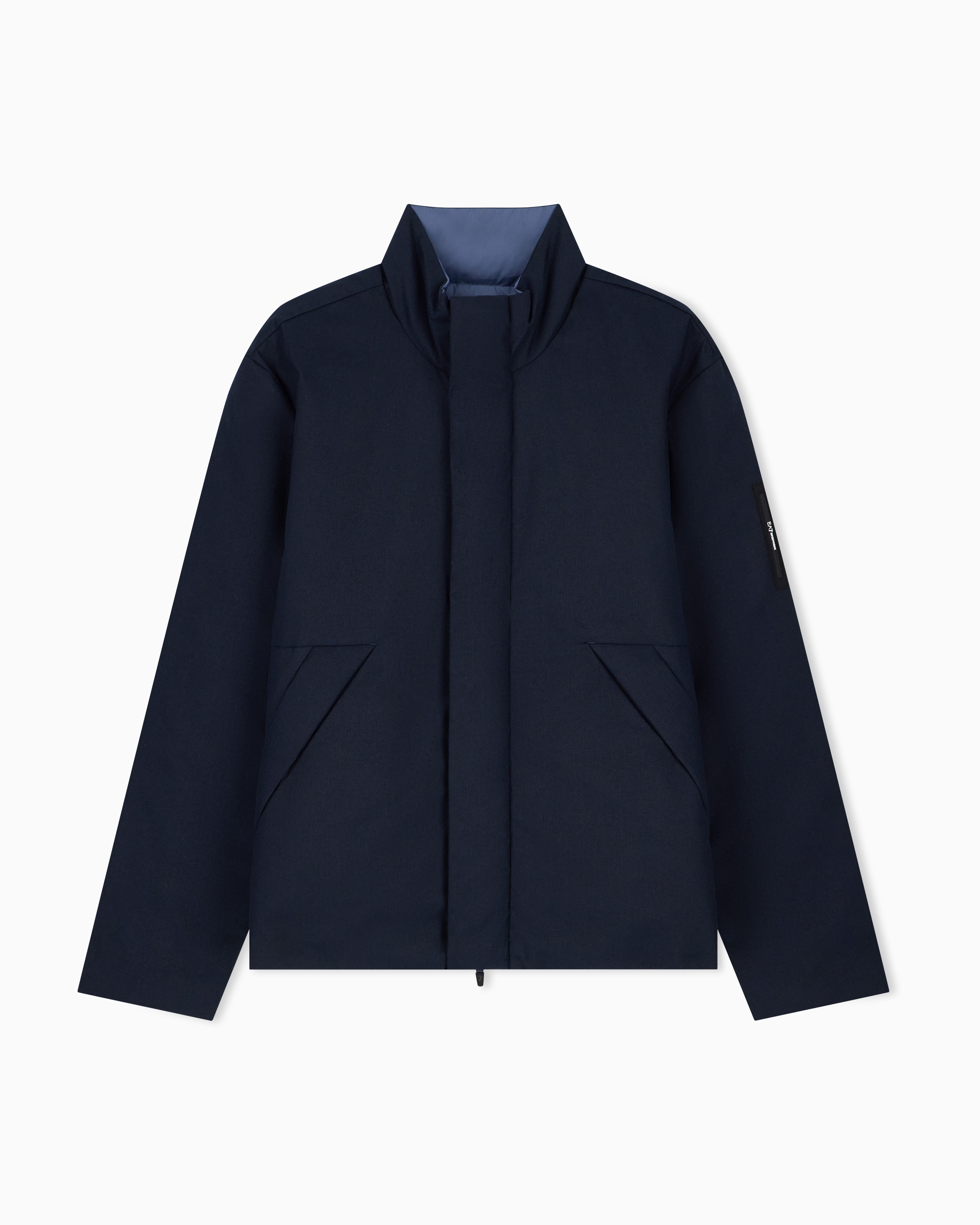 Bomber reversibile imbottito in tessuto tecnico 7M002376 AF17182 UB102 EA7 Blue 