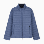 Bomber reversibile imbottito in tessuto tecnico 7M002376 AF17182 UB102 EA7 Blue 