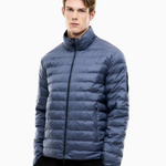 Bomber reversibile imbottito in tessuto tecnico 7M002376 AF17182 UB102 EA7 Blue 