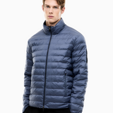 Bomber reversibile imbottito in tessuto tecnico 7M002376 AF17182 UB102 EA7 Blue 