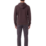 Felpa con cappuccio con tasca frontale coulisse e logo 7M002426 AF10377 U6027 EA7 Brown 