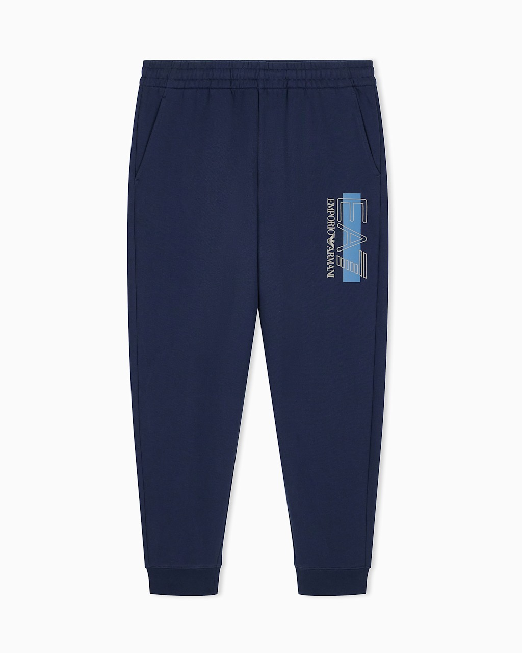 Pantaloni slim-fit in jersey di cotone 7M002427 AF10377 UB102 EA7 Blue 