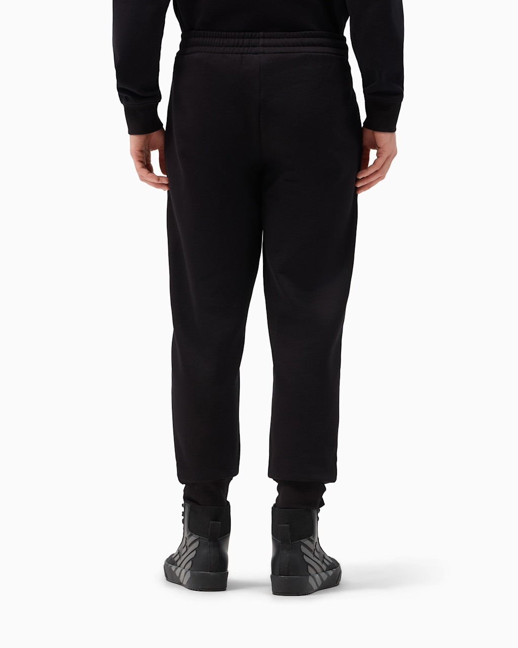 Pantaloni slim-fit in jersey di cotone 7M002427 AF10377 UC001 EA7 Black 