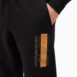 Pantaloni slim-fit in jersey di cotone 7M002427 AF10377 UC001 EA7 Black 