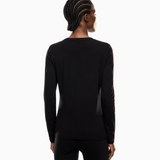 T-Shirt a maniche lunghe in jersey di cotone 7W000456 AF10373 UC001 EA7 Black 