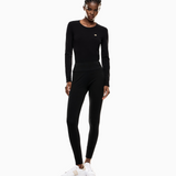 T-Shirt a maniche lunghe in jersey di cotone 7W000456 AF10373 UC001 EA7 Black 