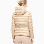 Piumino con cappuccio 7W000684 AF12475 U1046 EA7 Beige 
