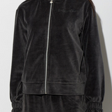 Felpa con cappuccio e full zip 7W001431 AF26044 U8117 EA7 Grigio 