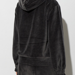 Felpa con cappuccio e full zip 7W001431 AF26044 U8117 EA7 Grigio 