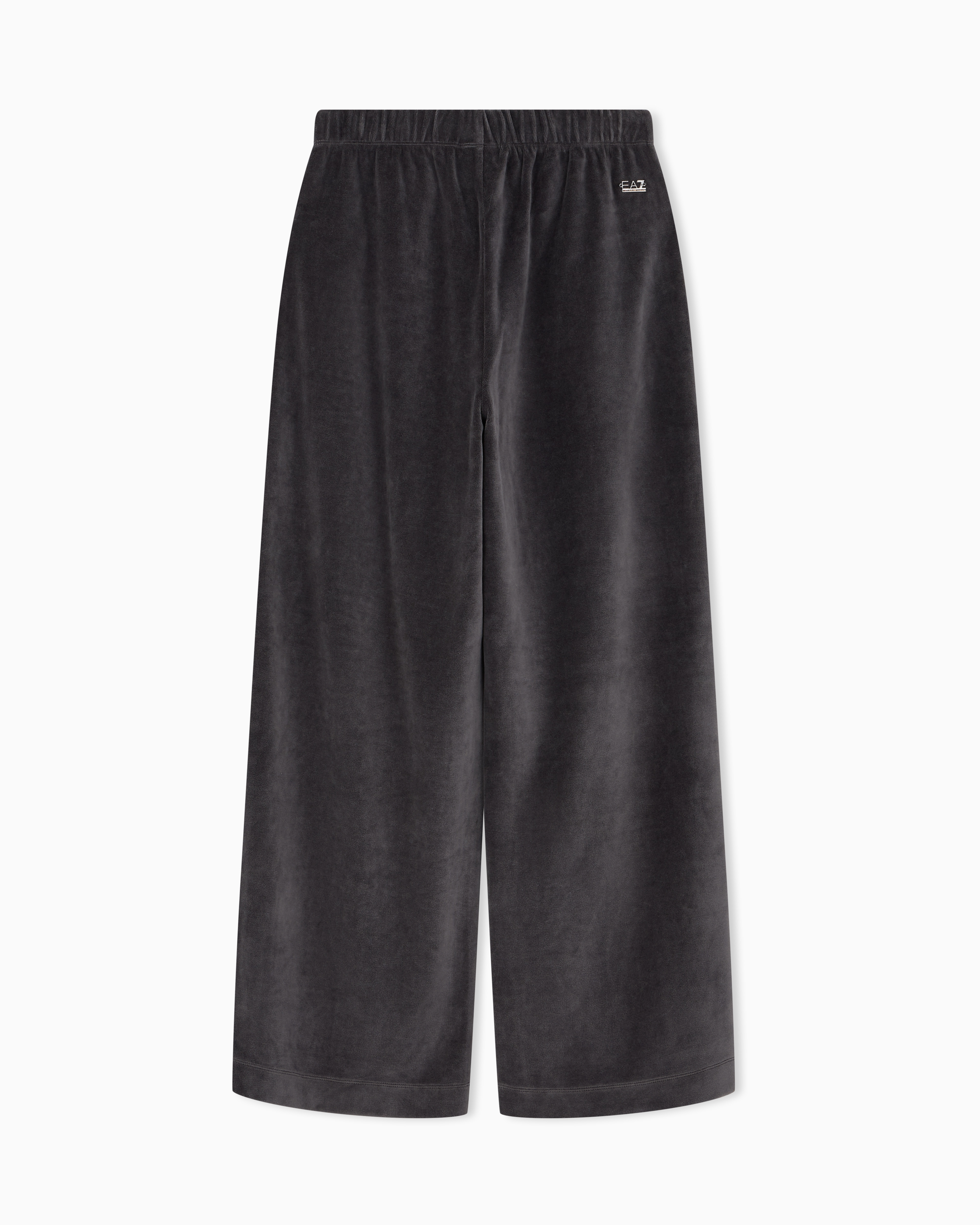 Pantaloni Athletic Velour in velour morbido a gamba ampia 7W001433 AF26044 U8117 EA7  
