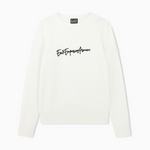 Pullover dalla vestibilità regolare in misto lana vergine 7W001546 AF26684 U0003 EA7 White 