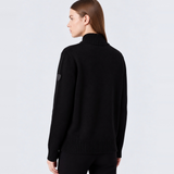 Pullover dalla vestibilità regolare in misto lana vergine 7W001546 AF26684 UC001 EA7 Black 