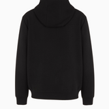 Felpa stretch con cappuccio e zip <BR/> 8NPM20 PJ4EZ 1200 EA7 Black 