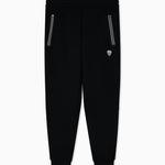 Pantaloni slim fit in jersey con logo in metallo 8NPP63 PJ4EZ 1200 EA7 Black 