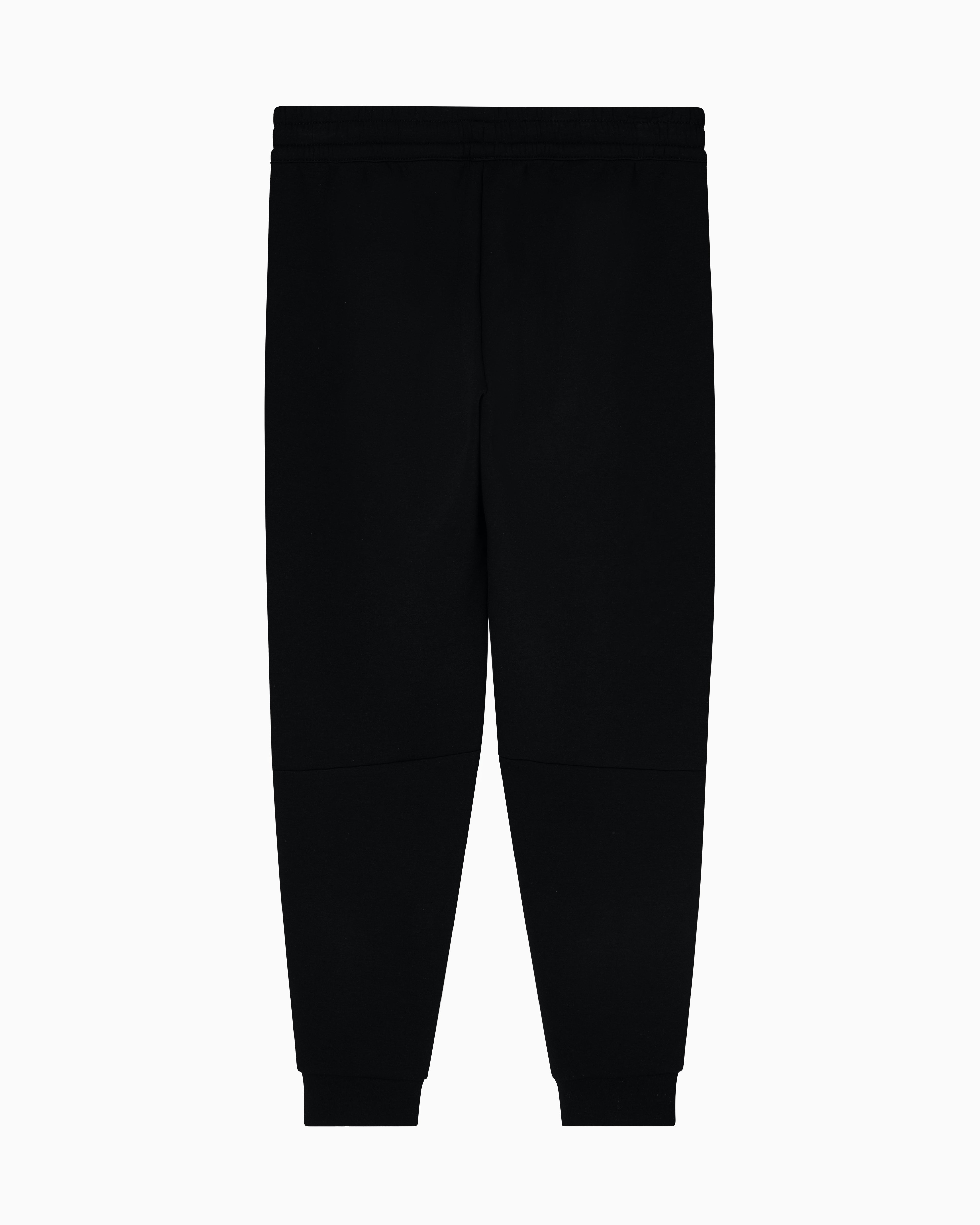 Pantaloni slim fit in jersey con logo in metallo 8NPP63 PJ4EZ 1200 EA7 Black 