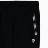 Pantaloni slim fit in jersey con logo in metallo 8NPP63 PJ4EZ 1200 EA7 Black 