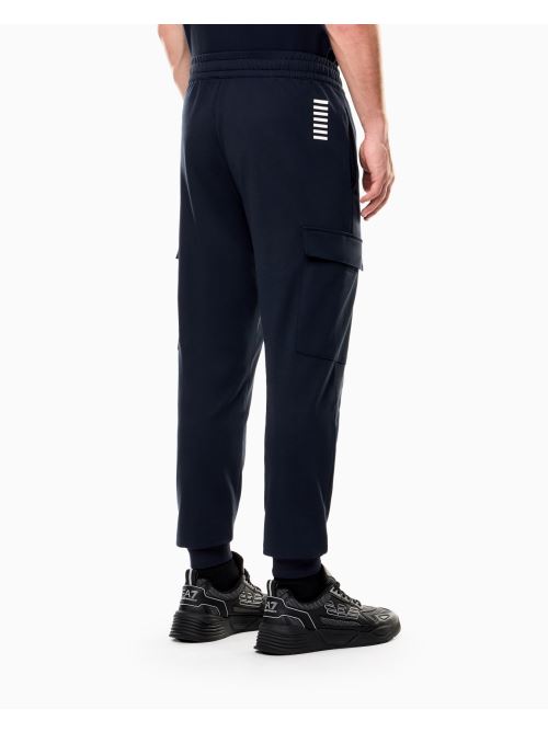 Pantaloni cargo Core Identity in cotone 8NPP67 PJVRZ 1562 EA7 Blue 