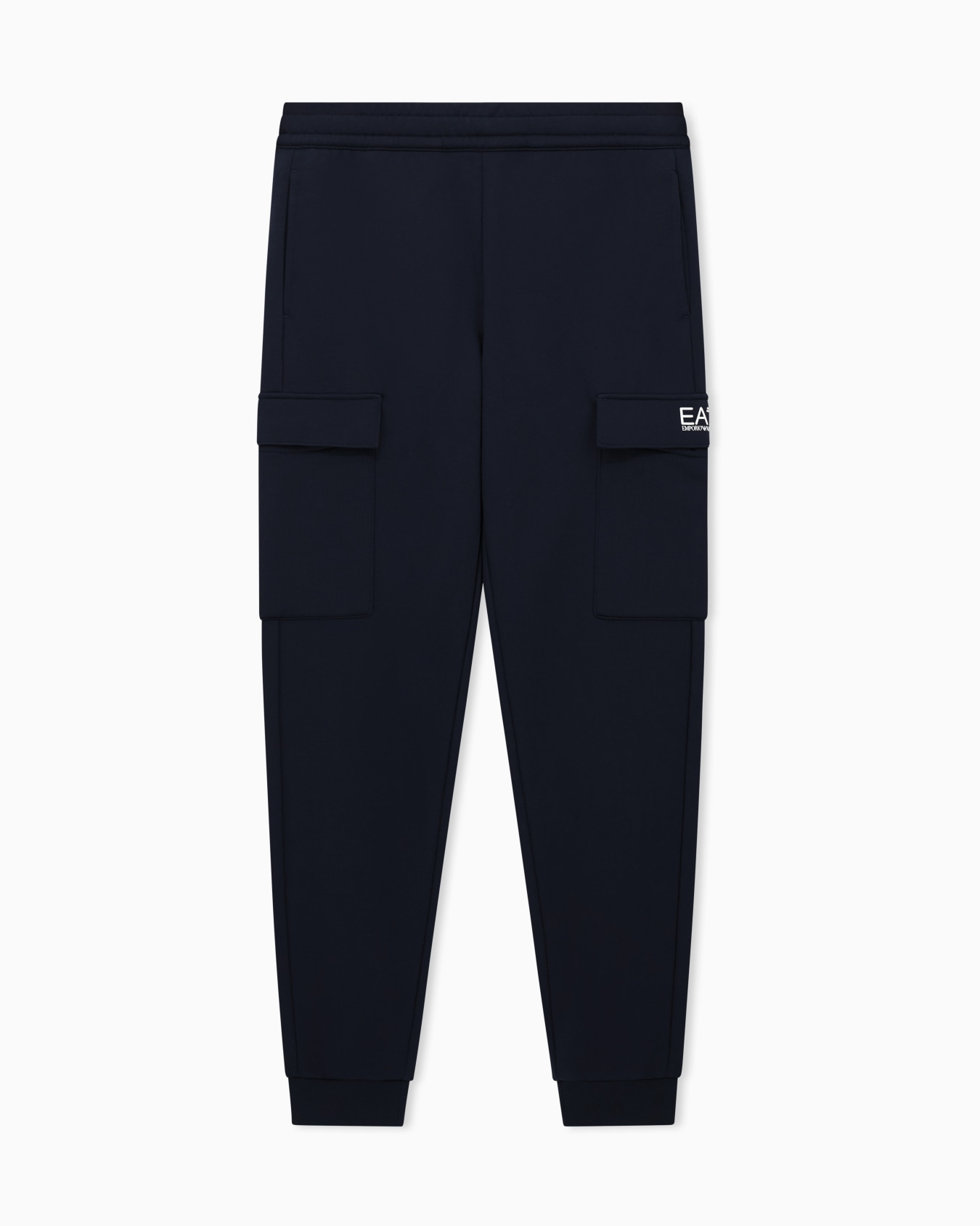 Pantaloni cargo jogger in cotone 8NPP68 PJVTZ 1562 EA7 Blue 