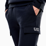 Pantaloni cargo jogger in cotone 8NPP68 PJVTZ 1562 EA7 Blue 