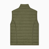 Gilet packable imbottito in piuma con zip 8NPQ06 PNGPZ U7014 EA7 Green 