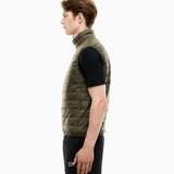 Gilet packable imbottito in piuma con zip 8NPQ06 PNGPZ U7014 EA7 Green 