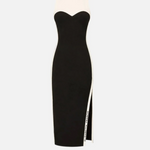 Abito in maglia senza maniche AM44S66E2 685 ELISABETTA FRANCHI Nero/burro 