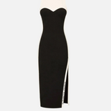 Abito in maglia senza maniche AM44S66E2 685 ELISABETTA FRANCHI Nero/burro 