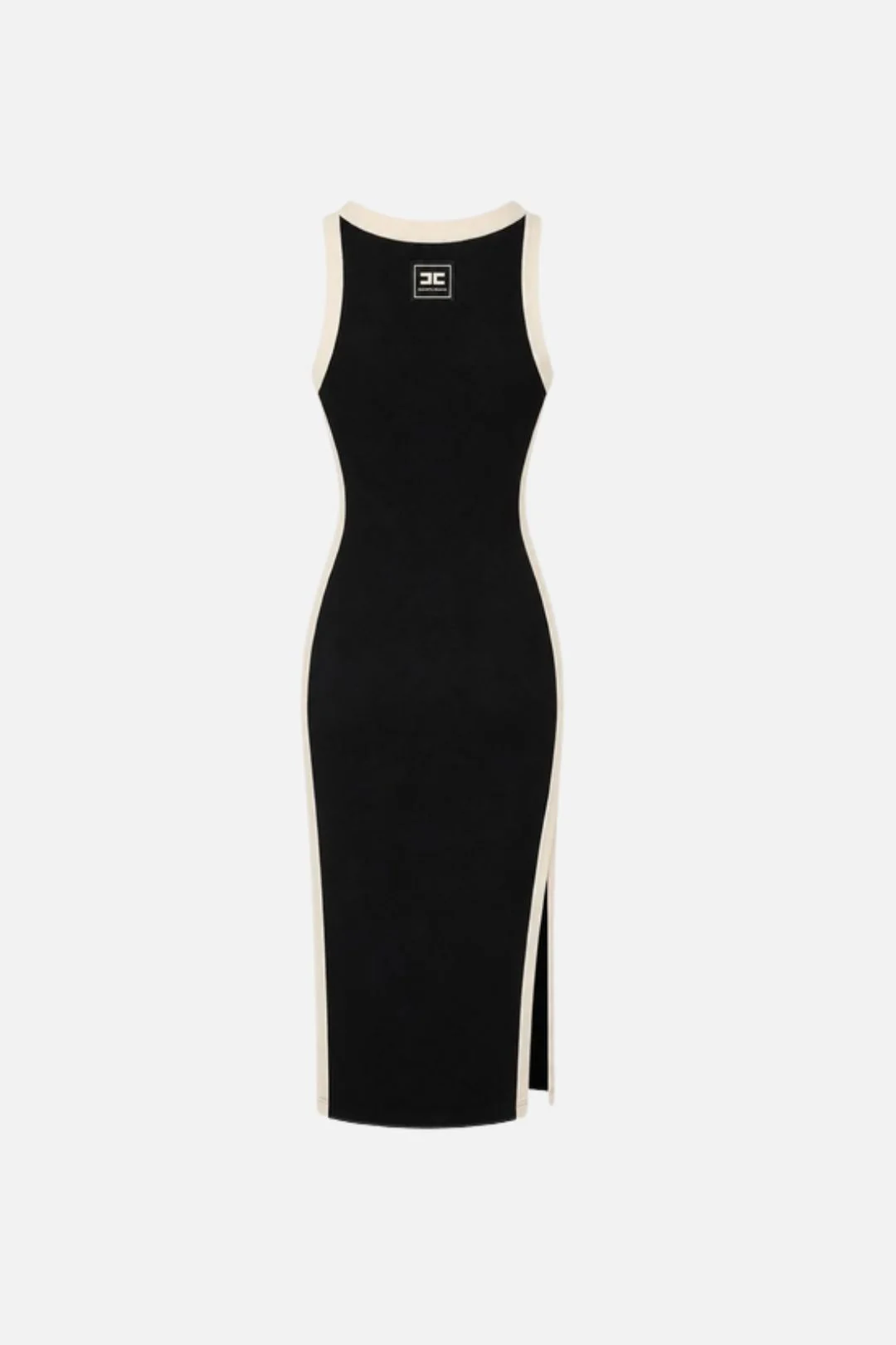 Abito in maglia senza maniche AM44S66E2 685 ELISABETTA FRANCHI Nero/burro 