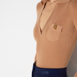 Body in maglia con ricami à jour<BR/> BK02B66E2 FK4 ELISABETTA FRANCHI Pelle 