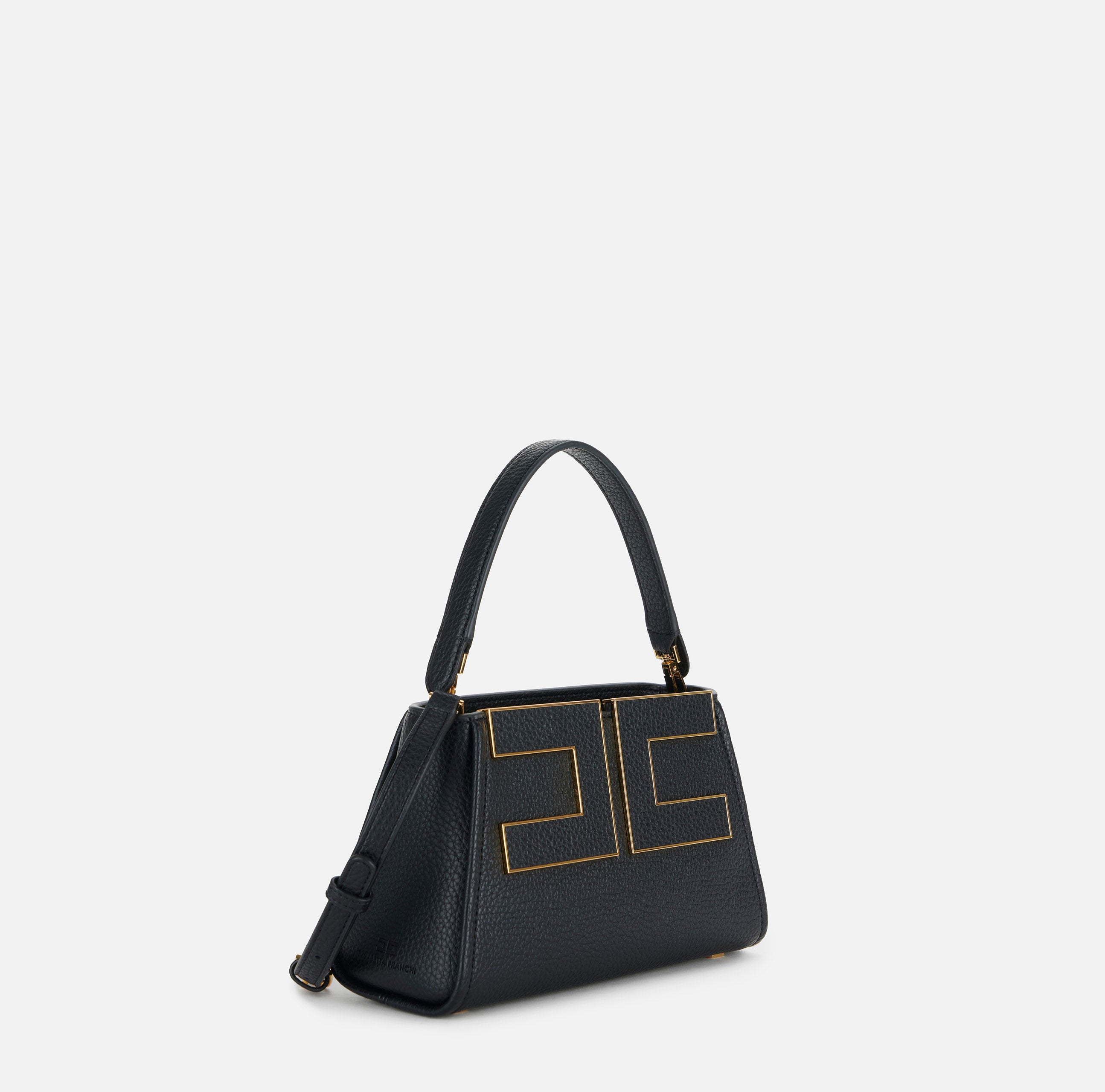 Borsa a mano con logo BS07A66E2 110 ELISABETTA FRANCHI Nero 