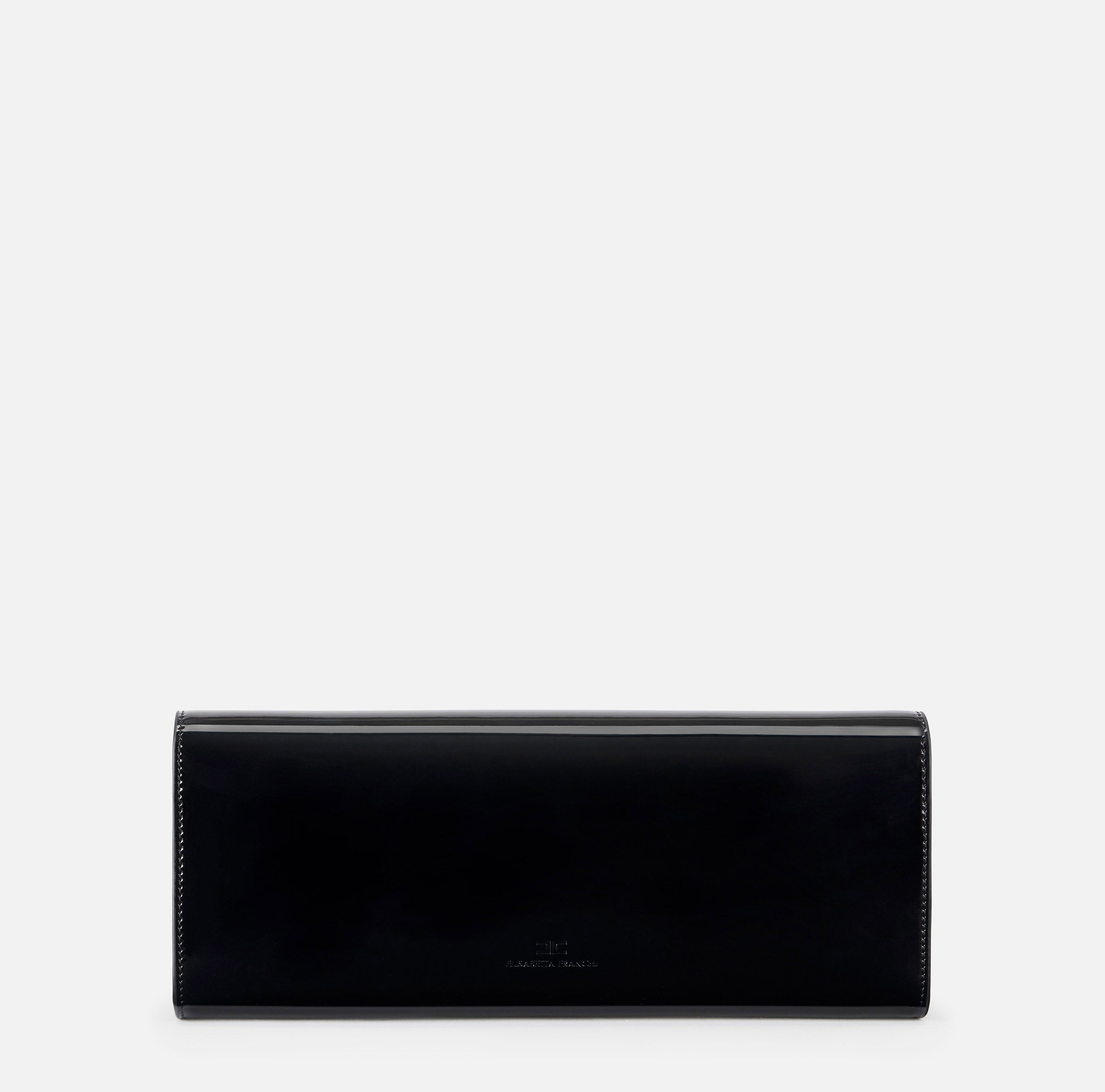 Clutch in vernice BS29A67E2 110 ELISABETTA FRANCHI Nero 