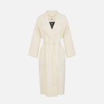 Cappotto in panno double di lana CP01D66E2 193 ELISABETTA FRANCHI Burro 