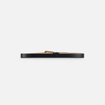 Cintura in pelle con dettagli logo<BR/> CT31S66E2 110 ELISABETTA FRANCHI Nero 