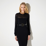 Cintura in pelle CT62S67E2 110 ELISABETTA FRANCHI Nero 