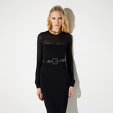 Cintura in pelle CT62S67E2 110 ELISABETTA FRANCHI Nero 