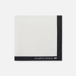 Foulard in seta FO03F66E2 E84 ELISABETTA FRANCHI Burro/nero 