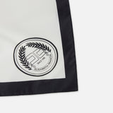 Foulard in seta FO03F66E2 E84 ELISABETTA FRANCHI Burro/nero 