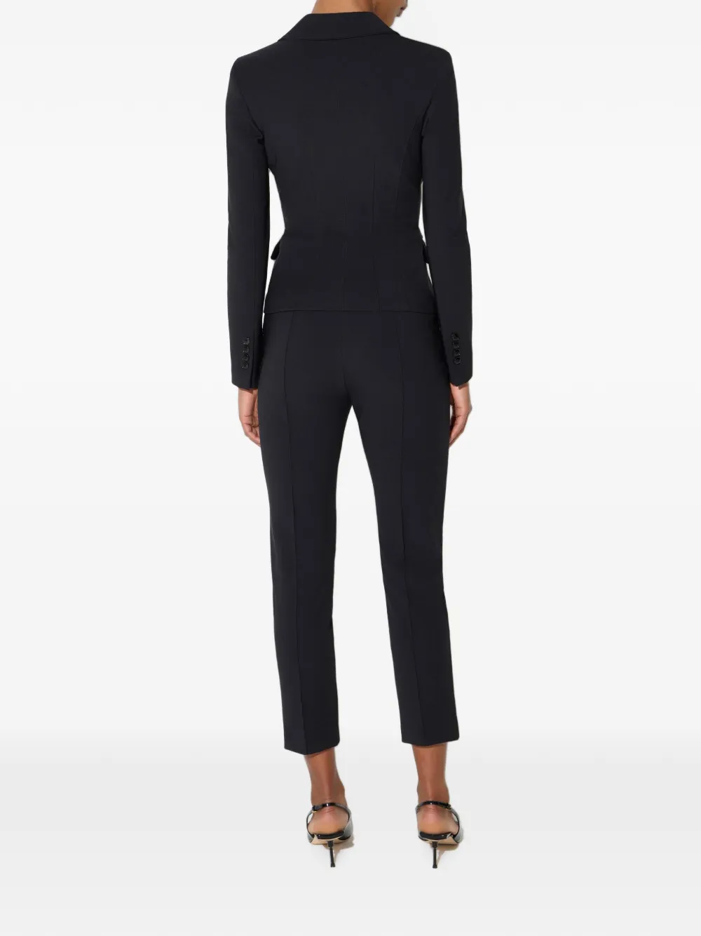 Giacca in tessuto tecnico GI25367E2 110 ELISABETTA FRANCHI Nero 