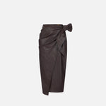 Gonna con fusciacca GO21866E2 EV9 ELISABETTA FRANCHI Dark chocolate 